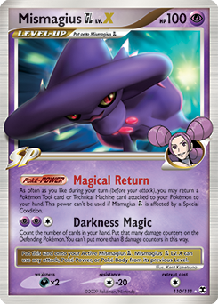 Mismagius GL LV.X z edície Rising Rivals, karta č.110