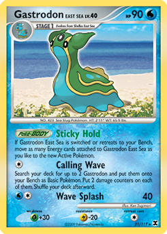 Gastrodon East Sea z edície Rising Rivals, karta č.21