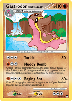 Gastrodon West Sea z edície Rising Rivals, karta č.22