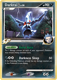 Darkrai G z edície Rising Rivals, karta č.3