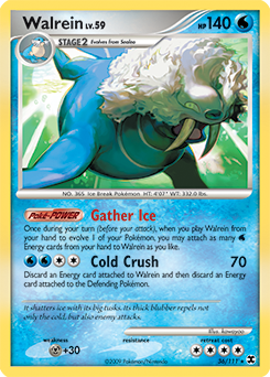 Walrein z edície Rising Rivals, karta č.36