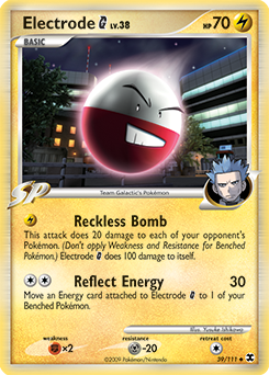 Electrode G z edície Rising Rivals, karta č.39
