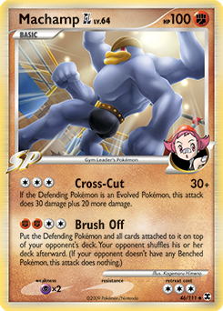 Machamp GL z edície Rising Rivals, karta č.46