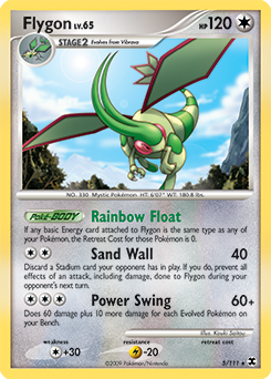 Flygon z edície Rising Rivals, karta č.5