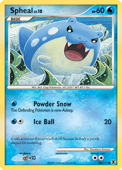 Spheal z edície Rising Rivals, karta č.82