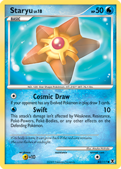 Staryu z edície Rising Rivals, karta č.83
