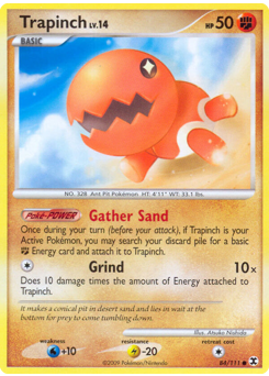 Trapinch z edície Rising Rivals, karta č.84