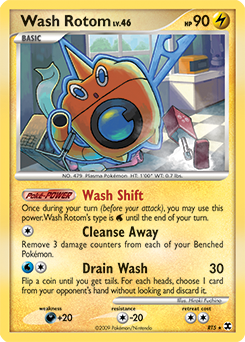 Wash Rotom z edície Rising Rivals, karta č.RT5