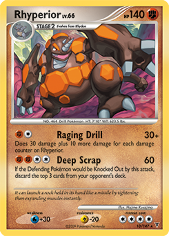 Rhyperior z edície Supreme Victors, karta č.10