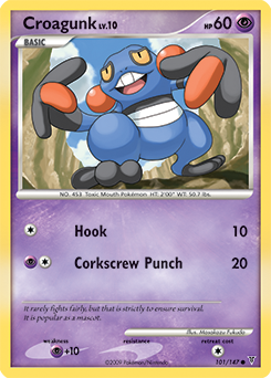 Croagunk z edície Supreme Victors, karta č.101