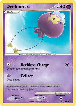 Drifloon z edície Supreme Victors, karta č.103