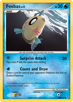 Feebas z edície Supreme Victors, karta č.104
