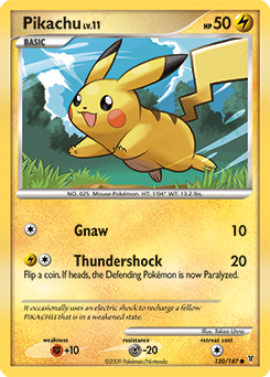 Pikachu z edície Supreme Victors, karta č.120