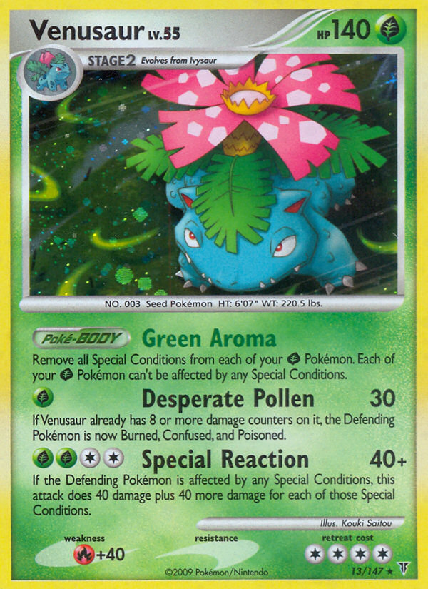 Venusaur z edície Supreme Victors, karta č.13