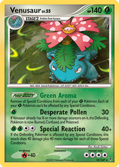 Venusaur z edície Supreme Victors, karta č.13