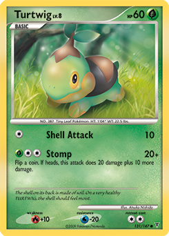 Turtwig z edície Supreme Victors, karta č.131