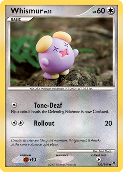 Whismur z edície Supreme Victors, karta č.132