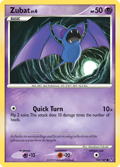 Zubat z edície Supreme Victors, karta č.133