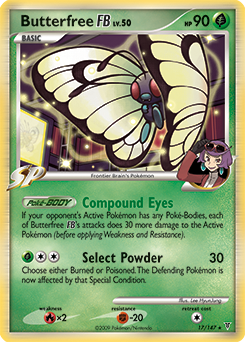 Butterfree FB z edície Supreme Victors, karta č.17