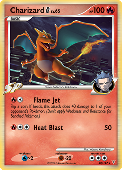 Charizard G z edície Supreme Victors, karta č.20