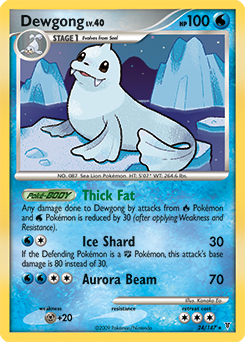 Dewgong z edície Supreme Victors, karta č.24
