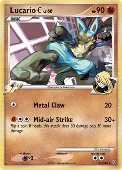 Lucario C z edície Supreme Victors, karta č.31