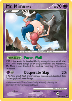 Mr. Mime z edície Supreme Victors, karta č.37