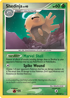 Shedinja z edície Supreme Victors, karta č.44
