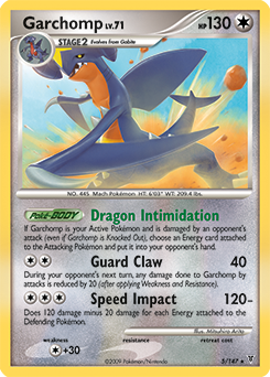 Garchomp z edície Supreme Victors, karta č.5