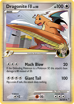 Dragonite FB z edície Supreme Victors, karta č.56