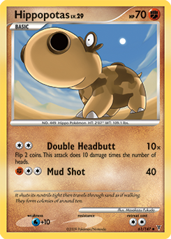 Hippopotas z edície Supreme Victors, karta č.61