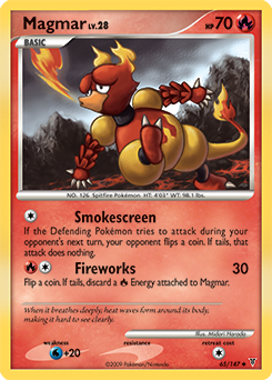 Magmar z edície Supreme Victors, karta č.65
