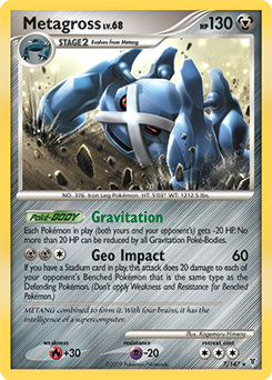 Metagross z edície Supreme Victors, karta č.7