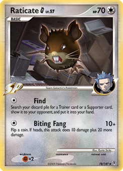 Raticate G z edície Supreme Victors, karta č.78