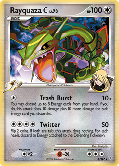 Rayquaza C z edície Supreme Victors, karta č.8