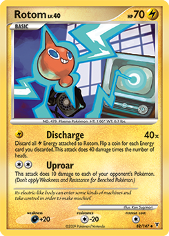 Rotom z edície Supreme Victors, karta č.82