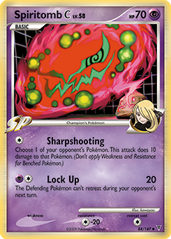 Spiritomb C z edície Supreme Victors, karta č.84