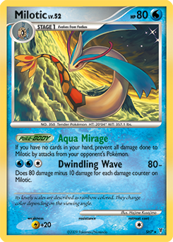 Milotic z edície Supreme Victors, karta č.SH7