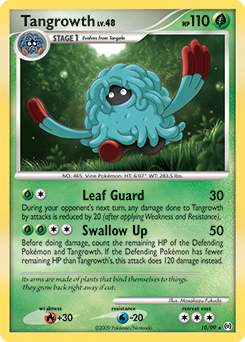 Tangrowth z edície Arceus, karta č.10