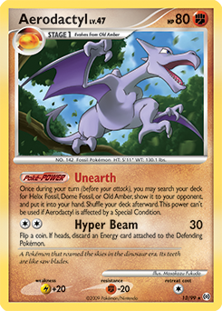 Aerodactyl z edície Arceus, karta č.13
