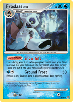 Froslass z edície Arceus, karta č.2