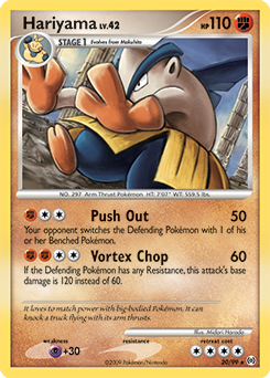 Hariyama z edície Arceus, karta č.20