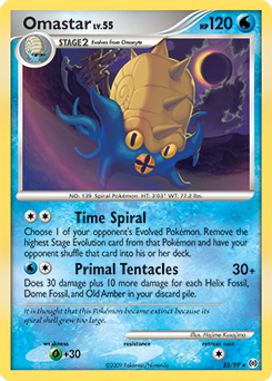 Omastar z edície Arceus, karta č.23