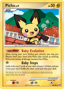 Pichu z edície Arceus, karta č.25