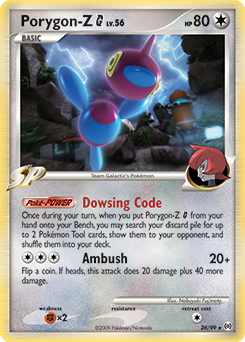 Porygon-Z G z edície Arceus, karta č.26