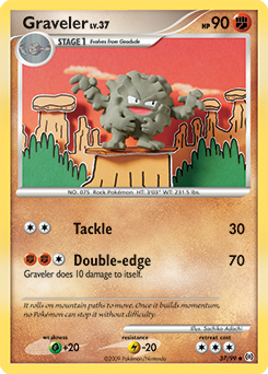 Graveler z edície Arceus, karta č.37