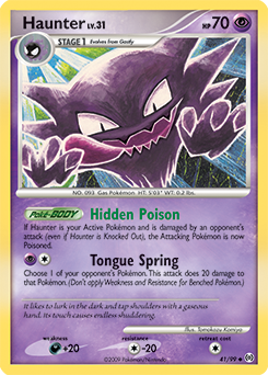 Haunter z edície Arceus, karta č.41