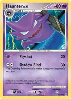 Haunter z edície Arceus, karta č.42