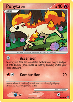 Ponyta z edície Arceus, karta č.46