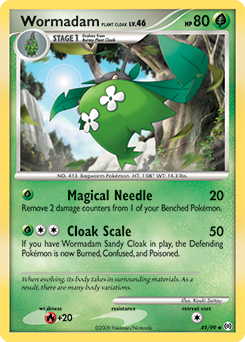 Wormadam Plant Cloak z edície Arceus, karta č.49